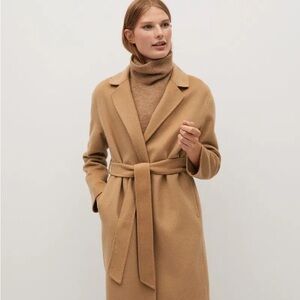 MANGO Handmade Wool Blend Coat